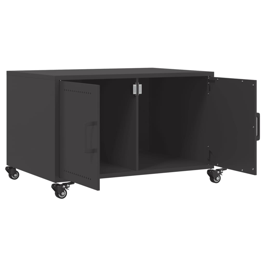 Coffee Table Black 68x50x43.5 cm Steel
