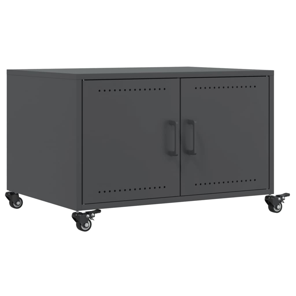 Coffee Table Anthracite 68x50x43.5 cm Steel