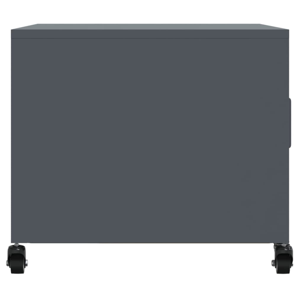 Coffee Table Anthracite 68x50x43.5 cm Steel