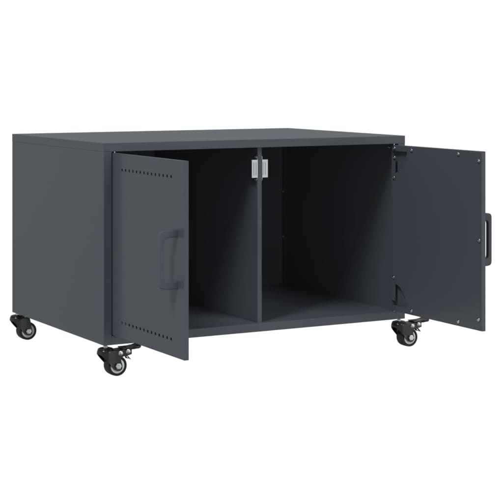 Coffee Table Anthracite 68x50x43.5 cm Steel