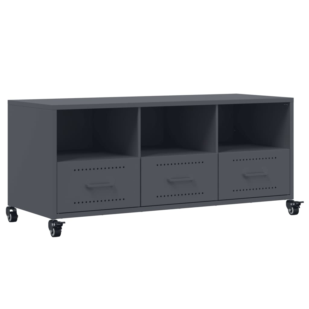 TV Cabinet Anthracite 100.5x39x43.5 cm Steel