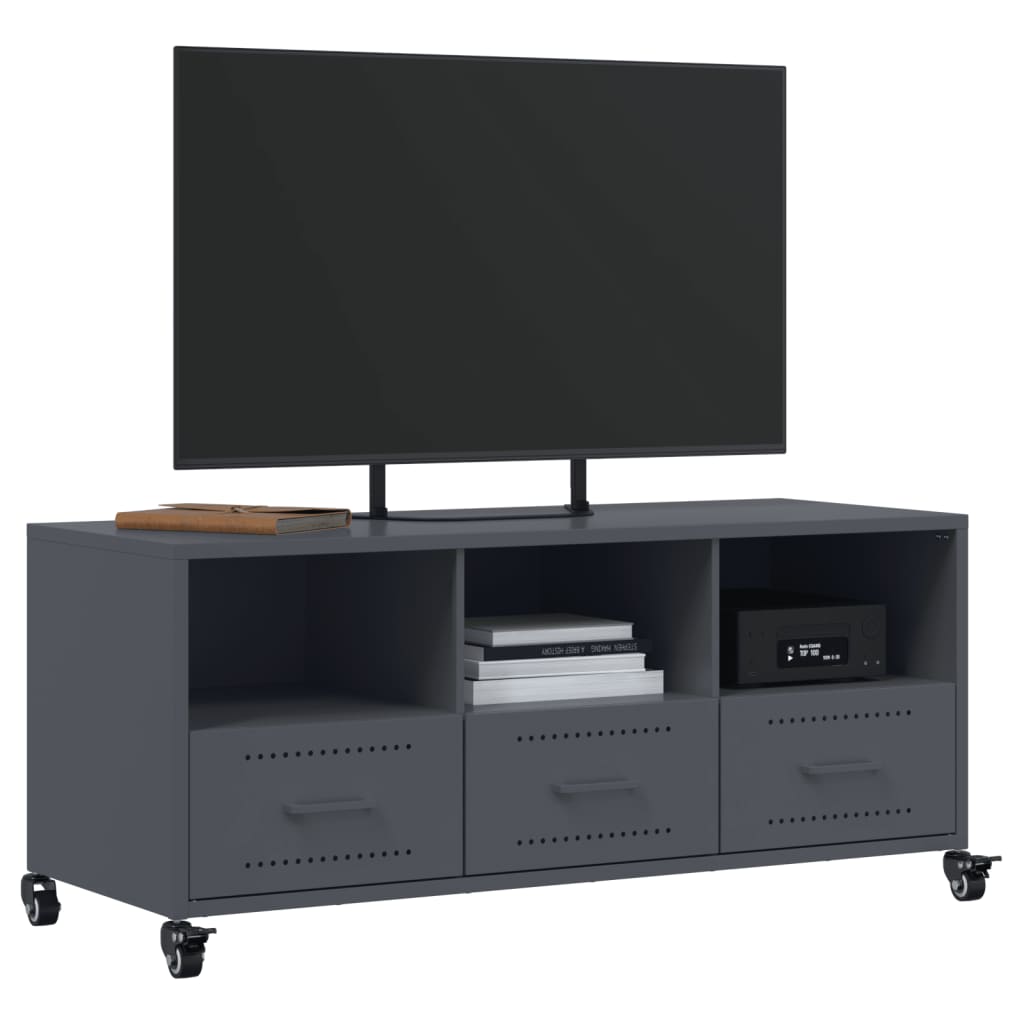 TV Cabinet Anthracite 100.5x39x43.5 cm Steel