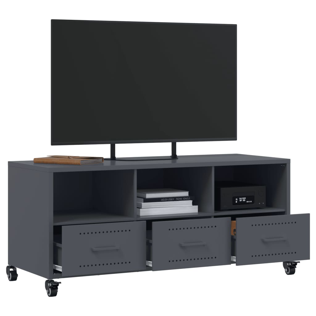 TV Cabinet Anthracite 100.5x39x43.5 cm Steel
