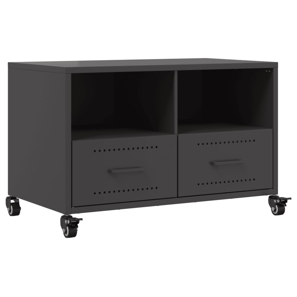 TV Cabinet Black 68x39x43.5 cm Steel
