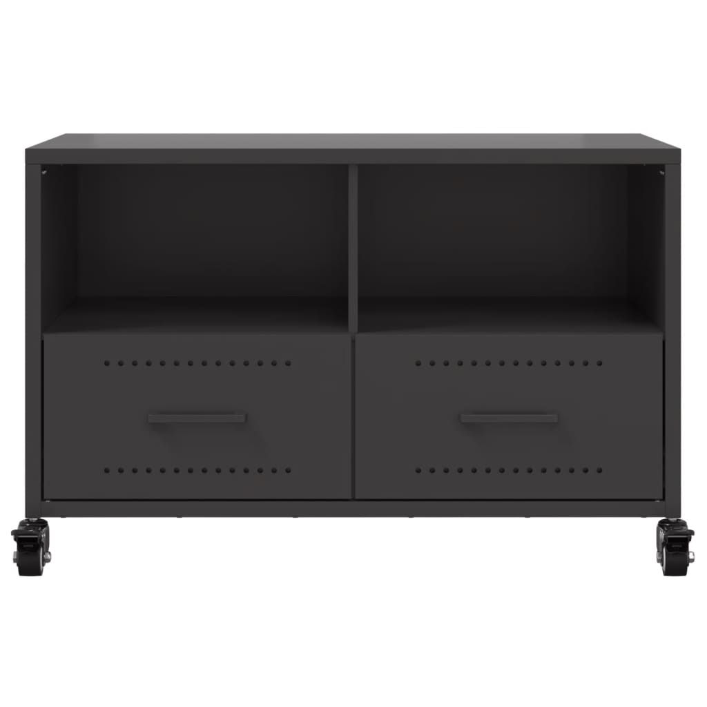 TV Cabinet Black 68x39x43.5 cm Steel