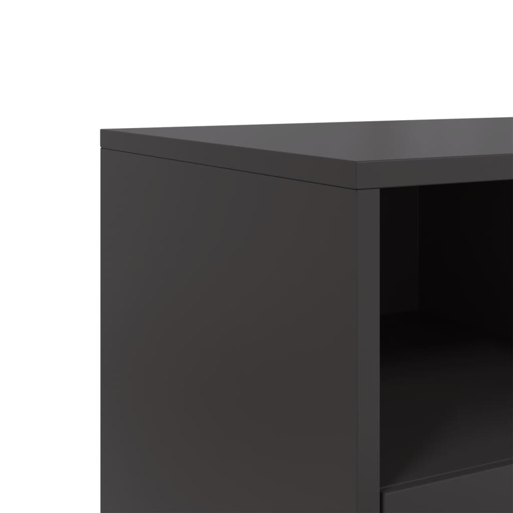 TV Cabinet Black 68x39x43.5 cm Steel
