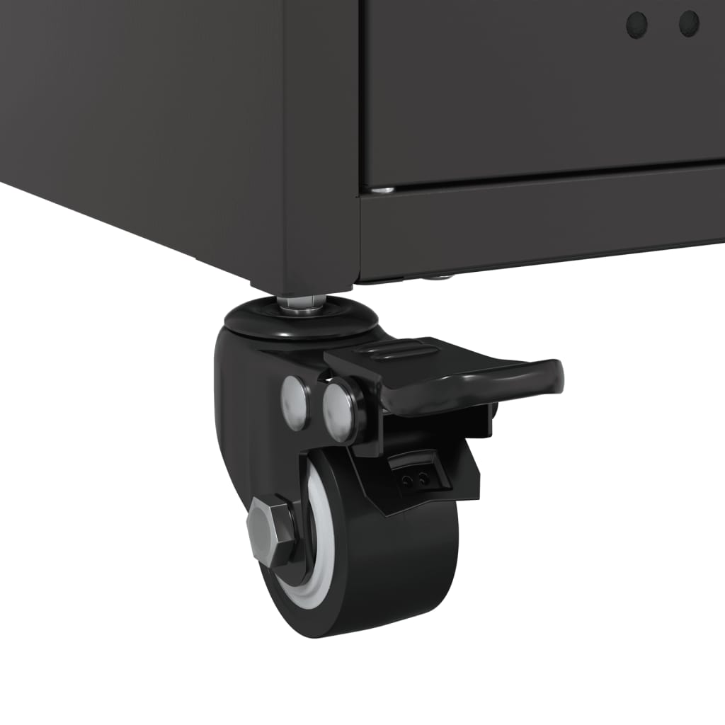 TV Cabinet Black 68x39x43.5 cm Steel