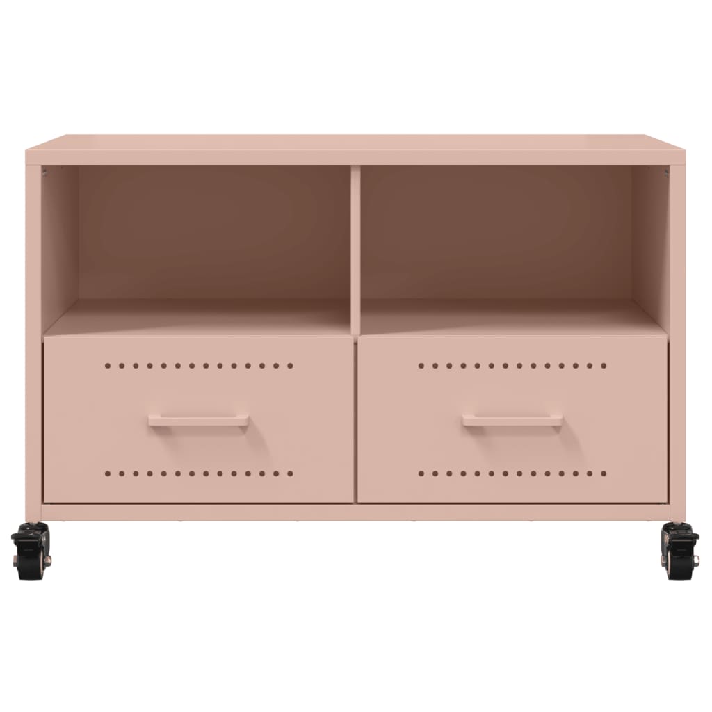 TV Cabinet Pink 68x39x43.5 cm Steel