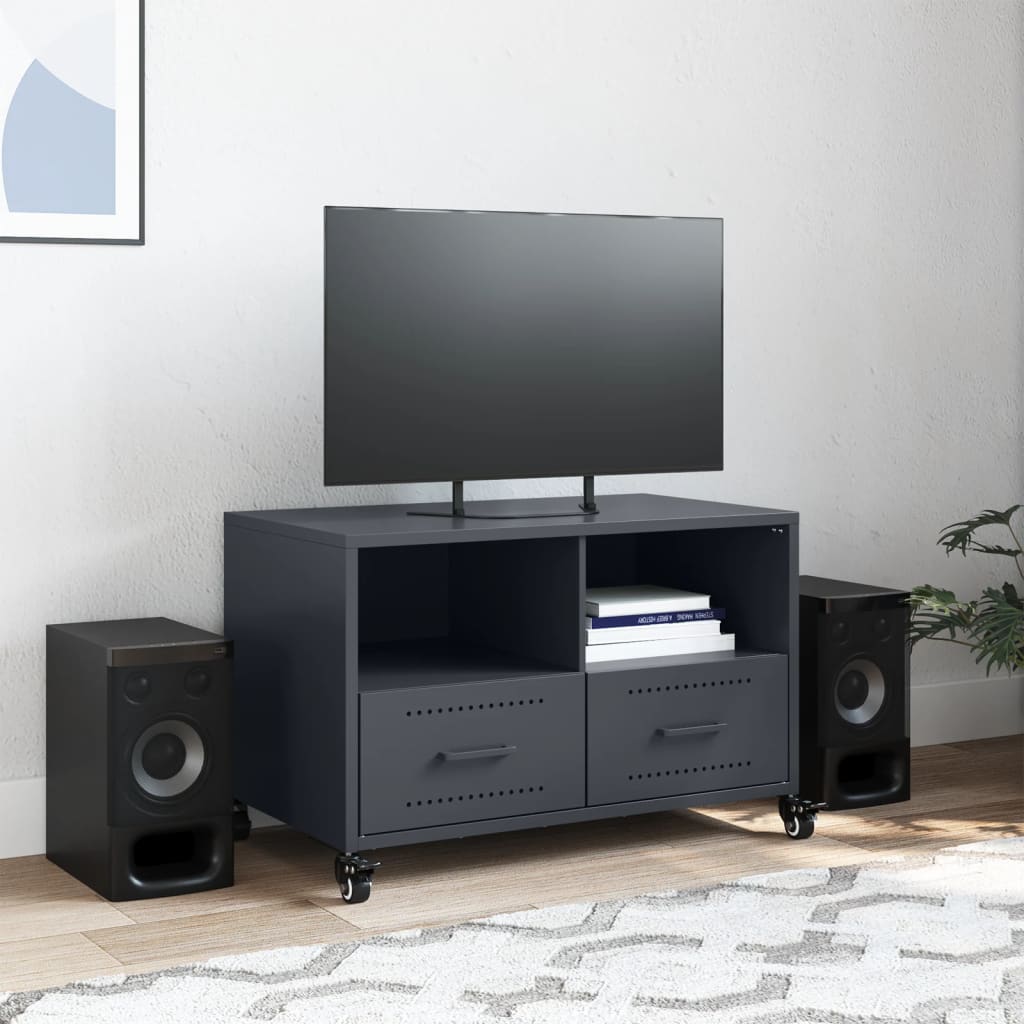 TV Cabinet Anthracite 68x39x43.5 cm Steel
