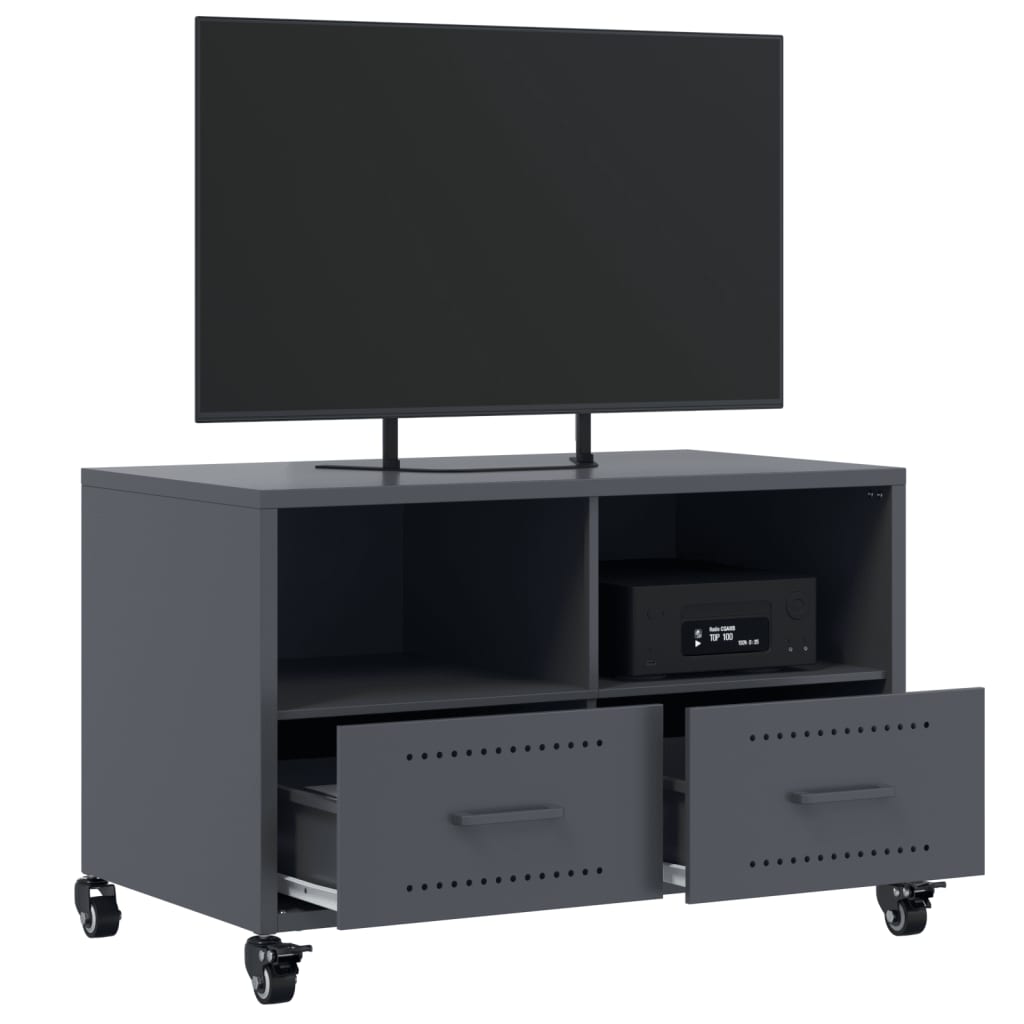 TV Cabinet Anthracite 68x39x43.5 cm Steel