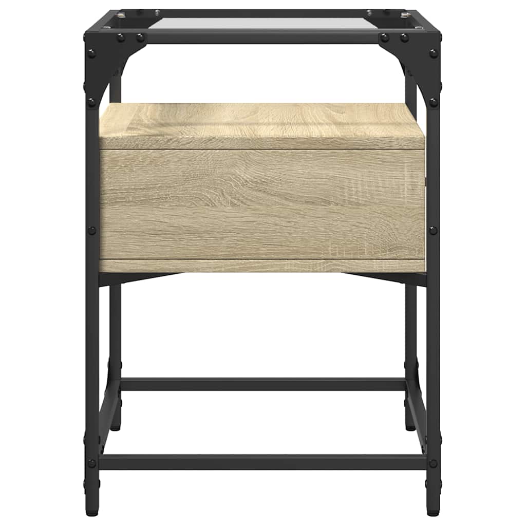 Sonoma Oak Bedside Cabinet 40x40x55 cm - Engineered Wood