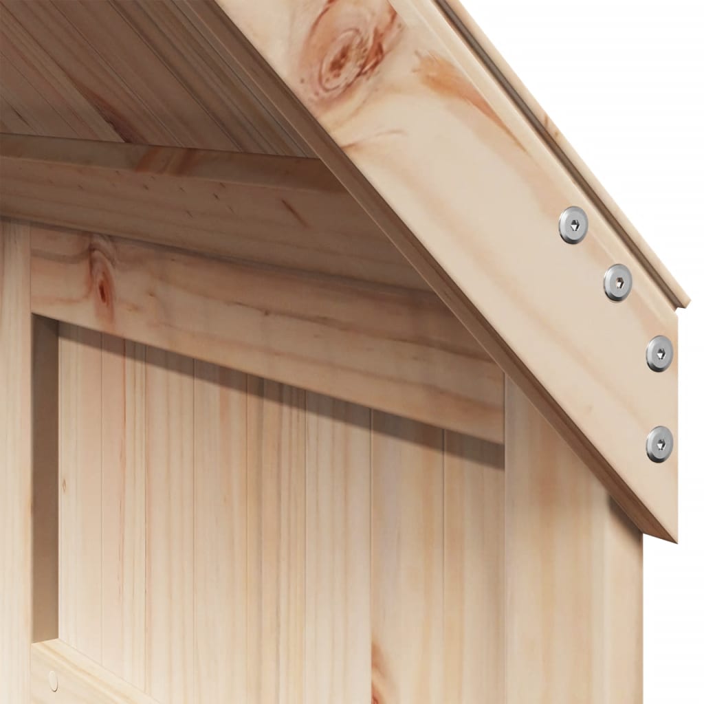 Rustic Solid Pine Kids' Bed Roof 55x84x132 cm - Cozy and Durable