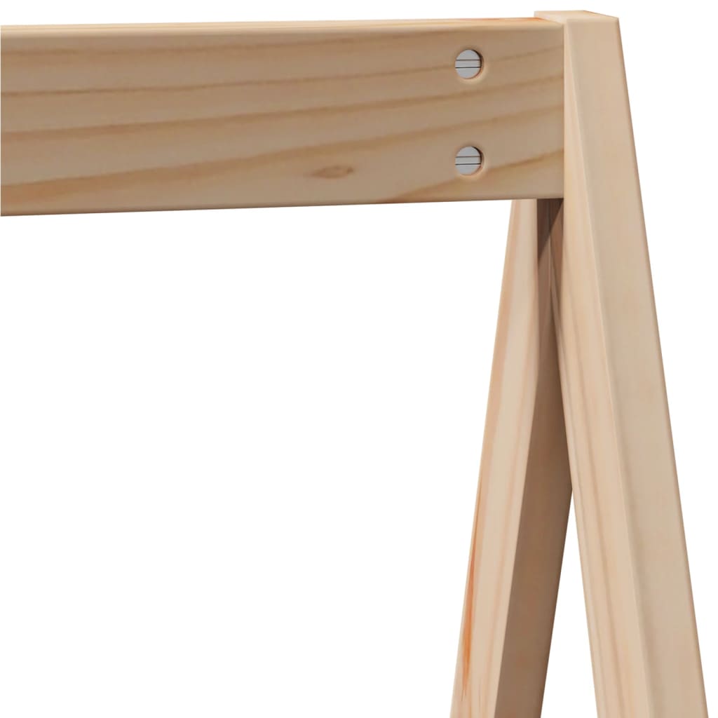 Solid Pine Kids' Bed with Roof - 199x80.5x88 cm | Cozy & Durable