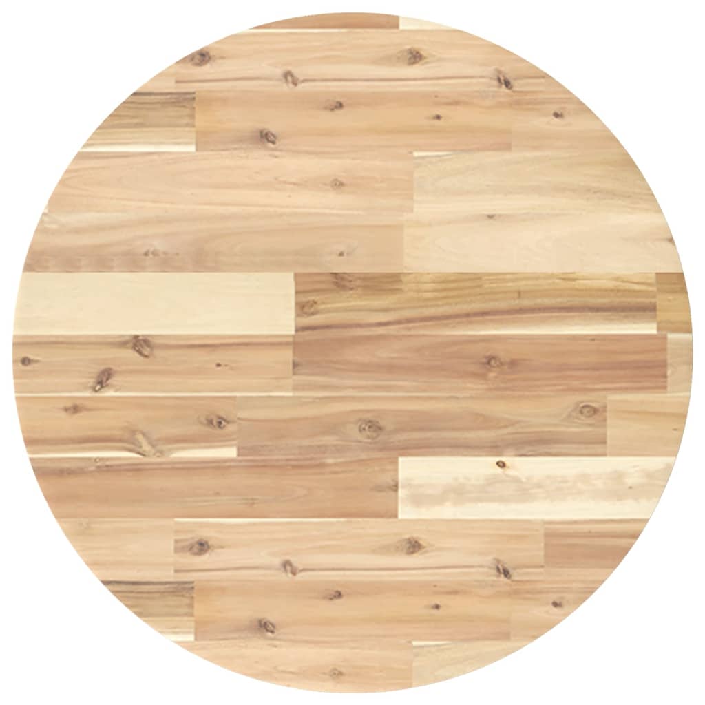 Round Acacia Wood Table Top Ø60cm – Solid & Stylish Design