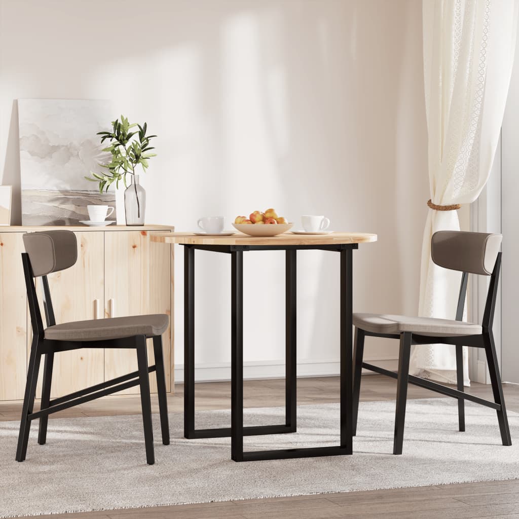 Round Ø80cm Acacia Wood Table Top - Solid, Durable & Stylish