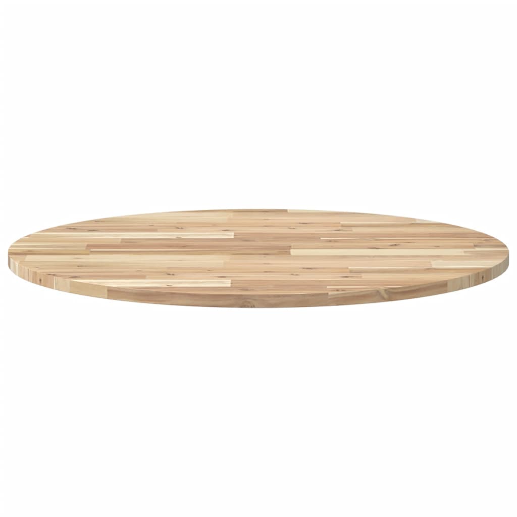 Round Ø80cm Acacia Wood Table Top - Solid, Durable & Stylish