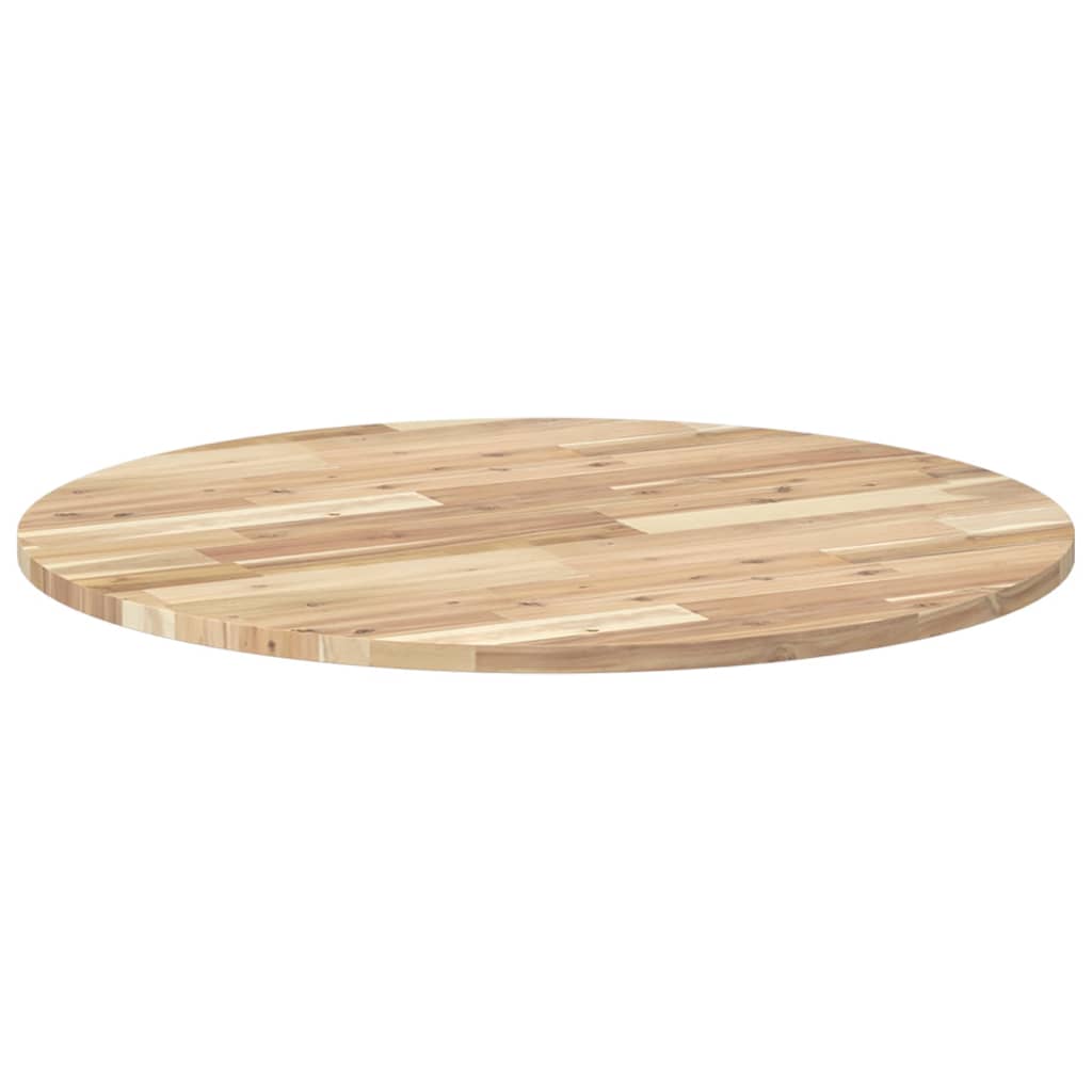 Round Ø80cm Acacia Wood Table Top - Solid, Durable & Stylish
