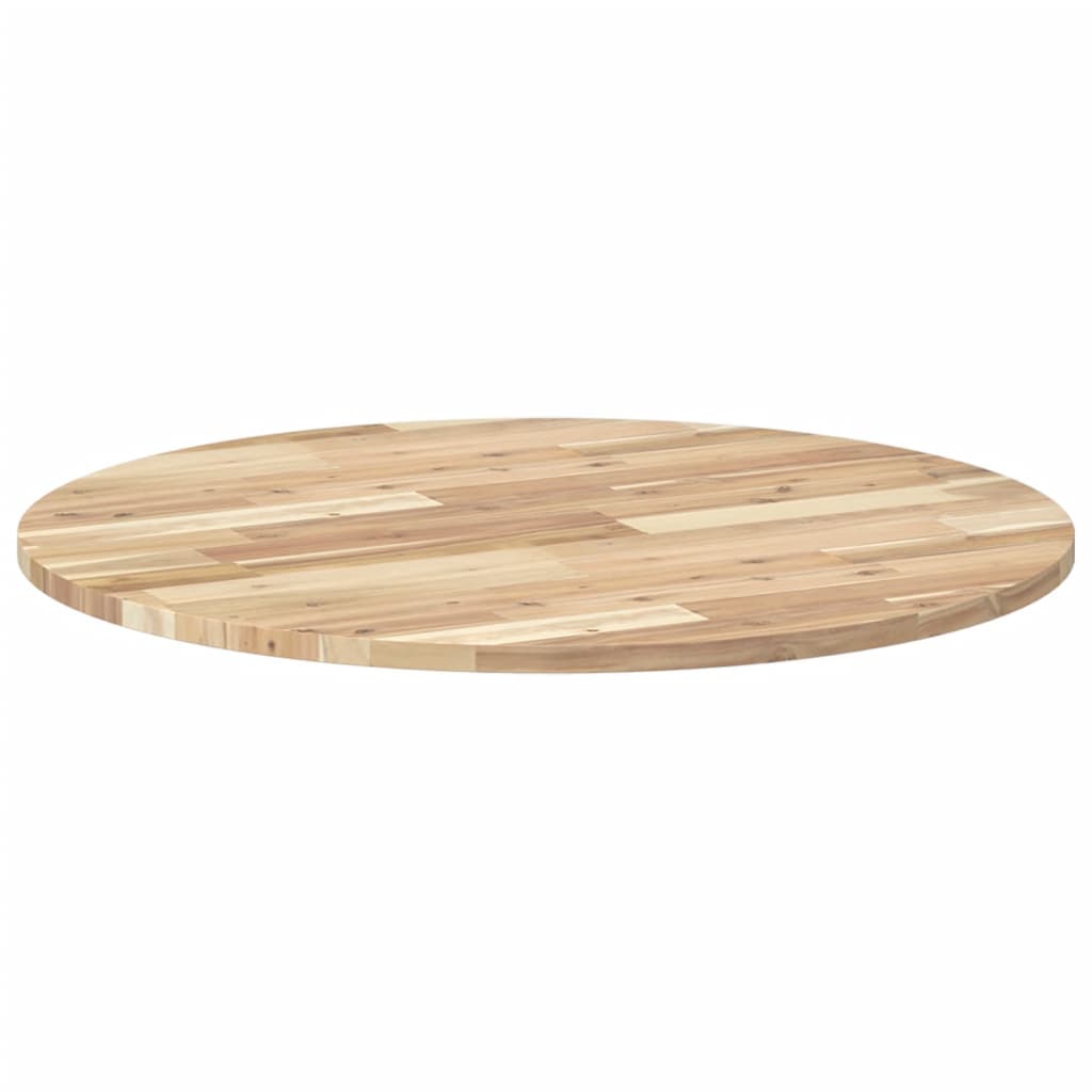 Round Ø80cm Acacia Wood Table Top - Solid, Durable & Stylish