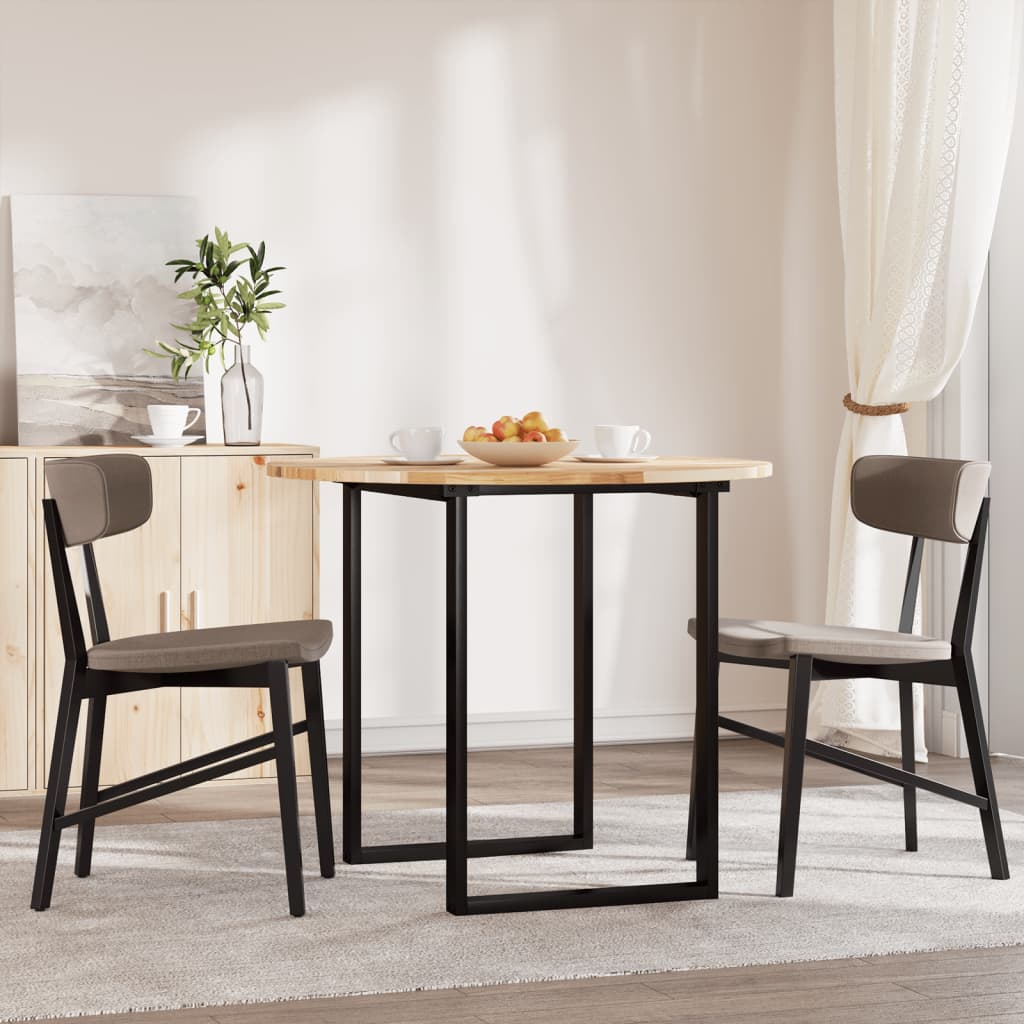 Solid Wood Acacia Round Table Top Ø90x2 cm – Stylish & Durable