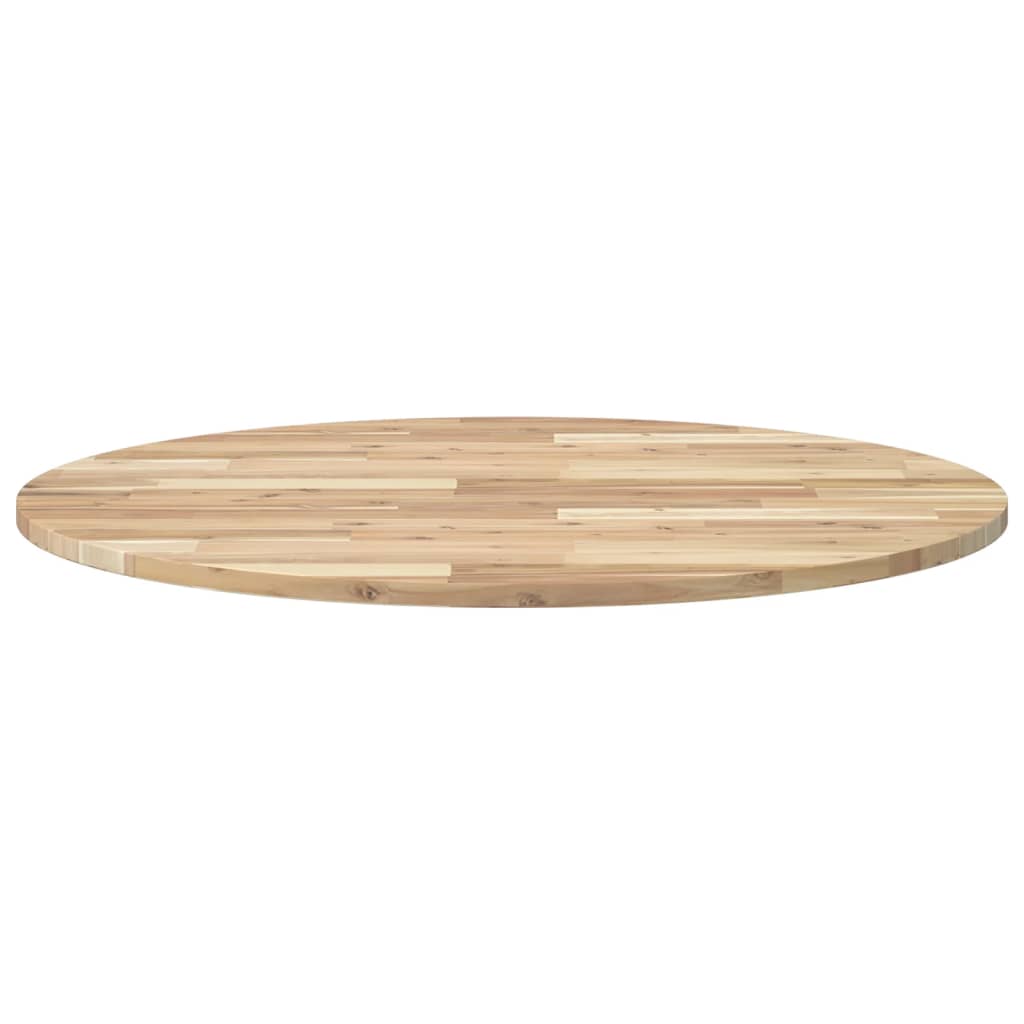 Solid Wood Acacia Round Table Top Ø90x2 cm – Stylish & Durable