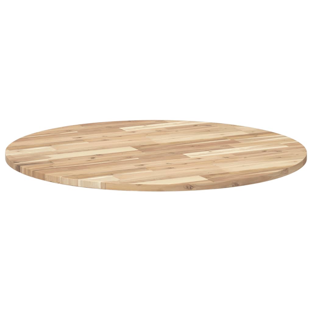 Solid Wood Acacia Round Table Top Ø90x2 cm – Stylish & Durable