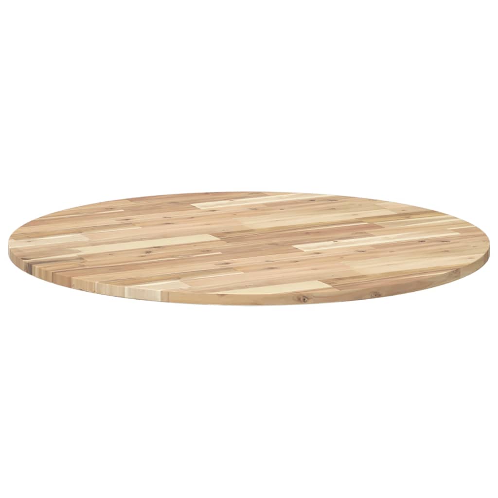 Solid Wood Acacia Round Table Top Ø90x2 cm – Stylish & Durable