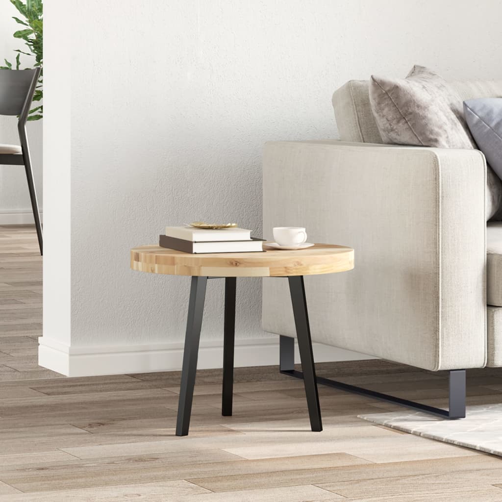 Round Acacia Wood Table Top Ø50x4 cm - Solid & Stylish Design