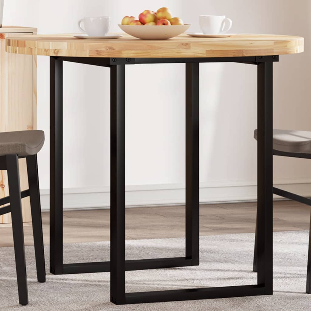 Elegant Solid Acacia Wood Table Top, Round Ø90x4 cm