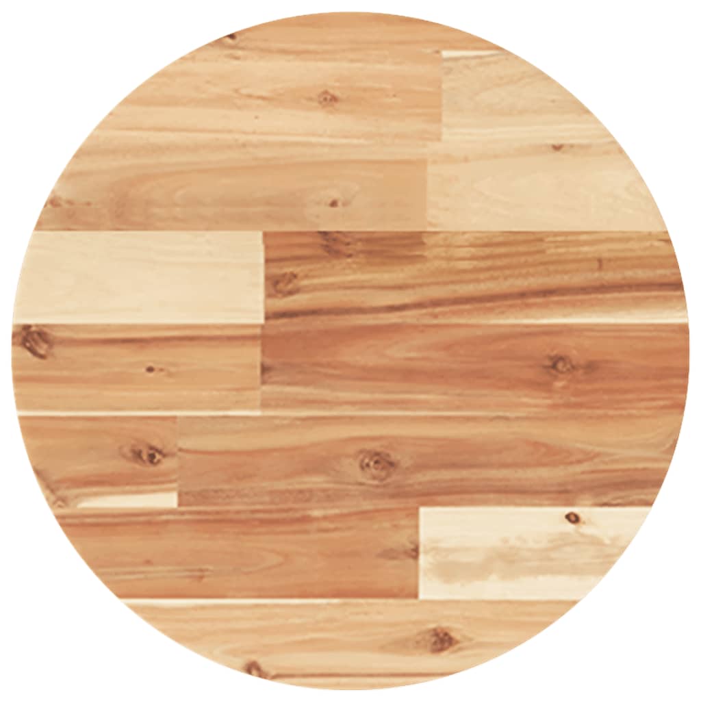 Round Acacia Wood Table Top Ø40x2 cm - Solid & Stylish Finish