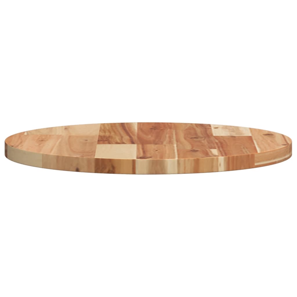 Round Acacia Wood Table Top Ø40x2 cm - Solid & Stylish Finish