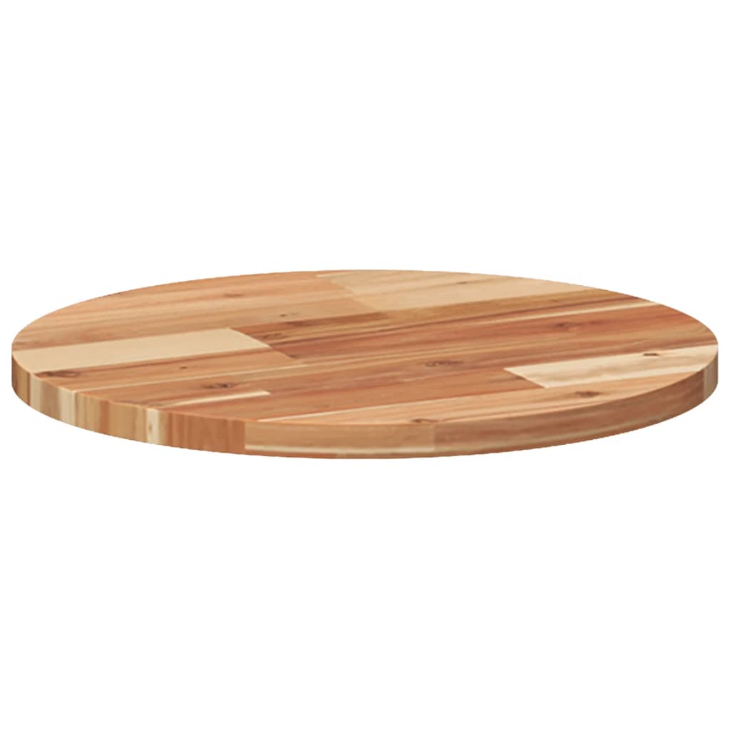 Round Acacia Wood Table Top Ø40x2 cm - Solid & Stylish Finish