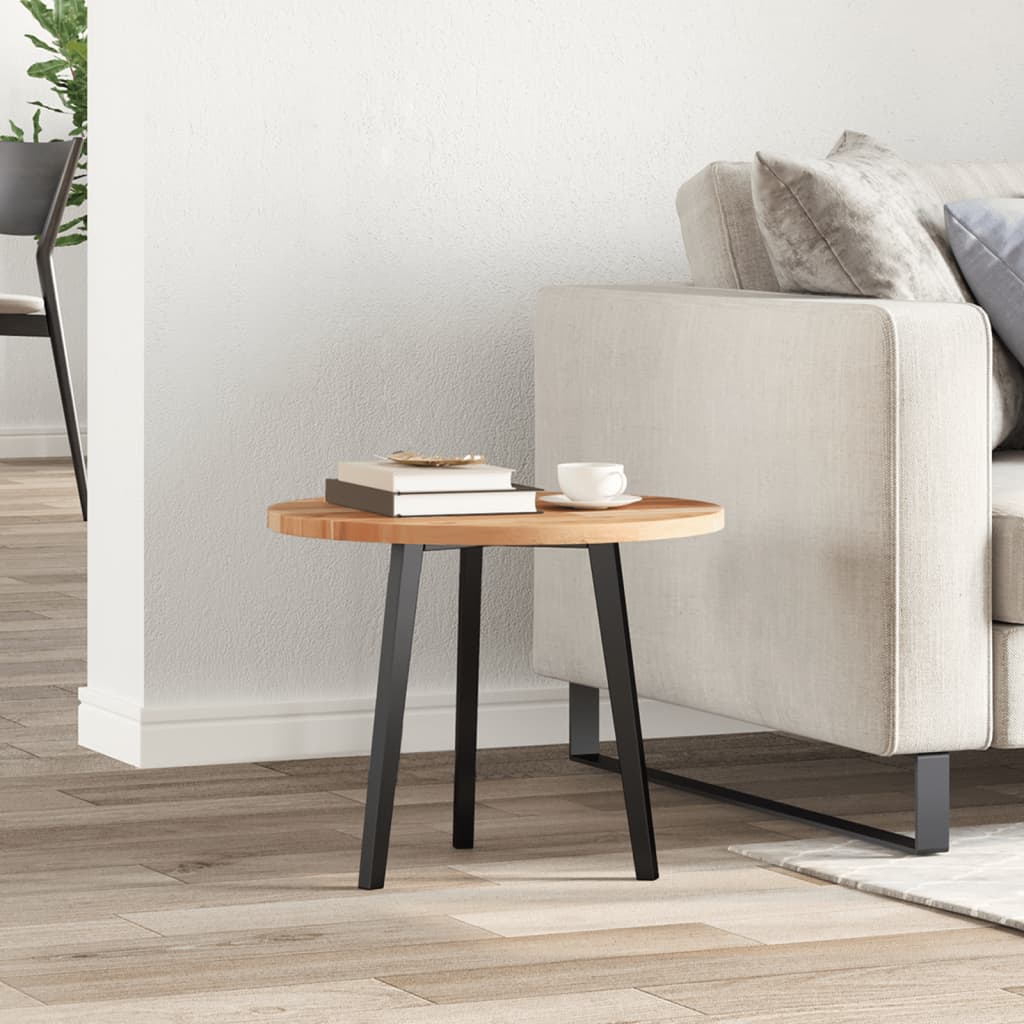 Round Acacia Wood Table Top, Ø50x2 cm - Solid & Stylish Design