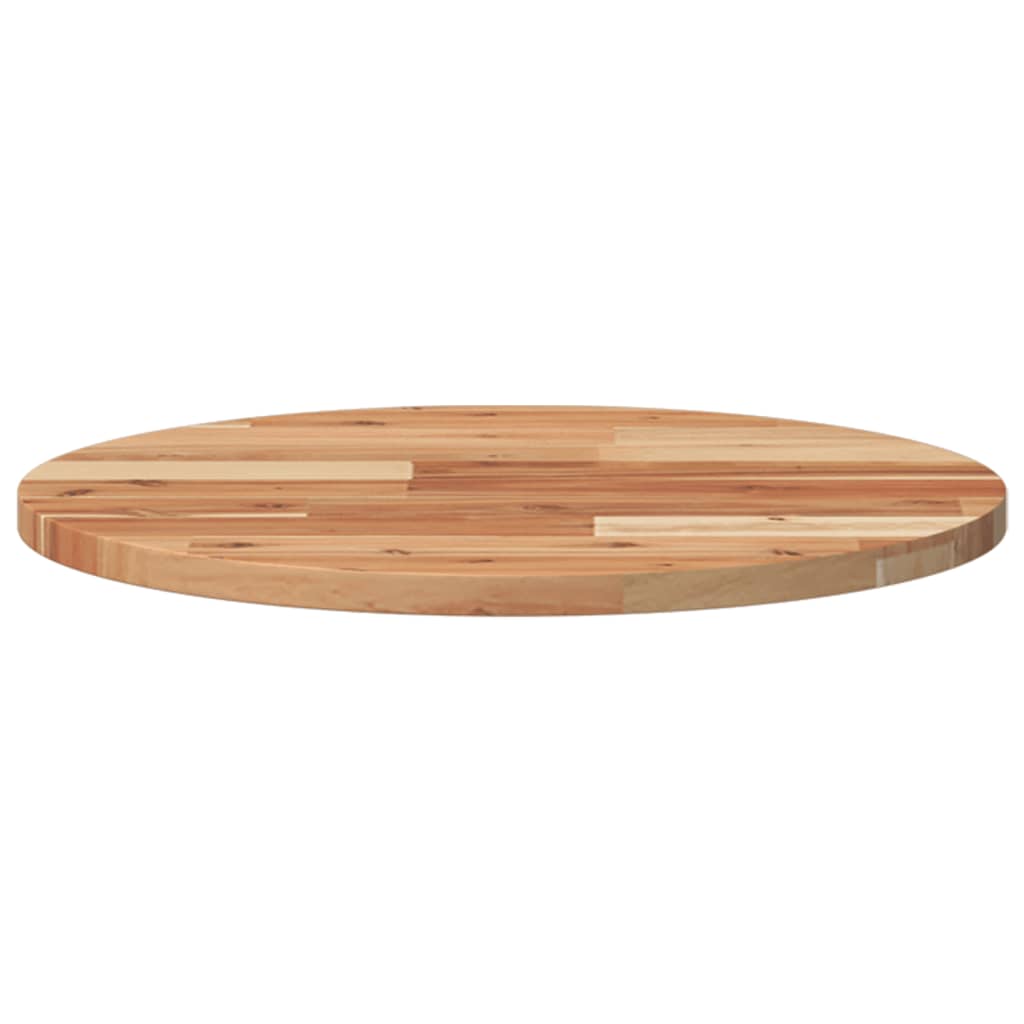 Round Acacia Wood Table Top, Ø50x2 cm - Solid & Stylish Design