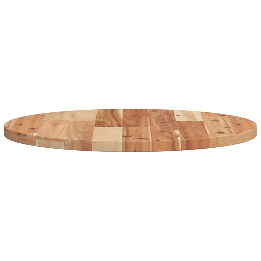 Round Acacia Wood Table Top, Ø50x2 cm - Solid & Stylish Design