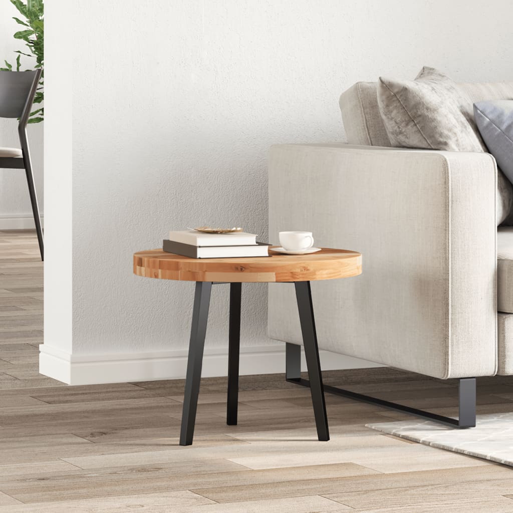 Round Acacia Wood Table Top Ø50x4 cm - Solid & Stylish