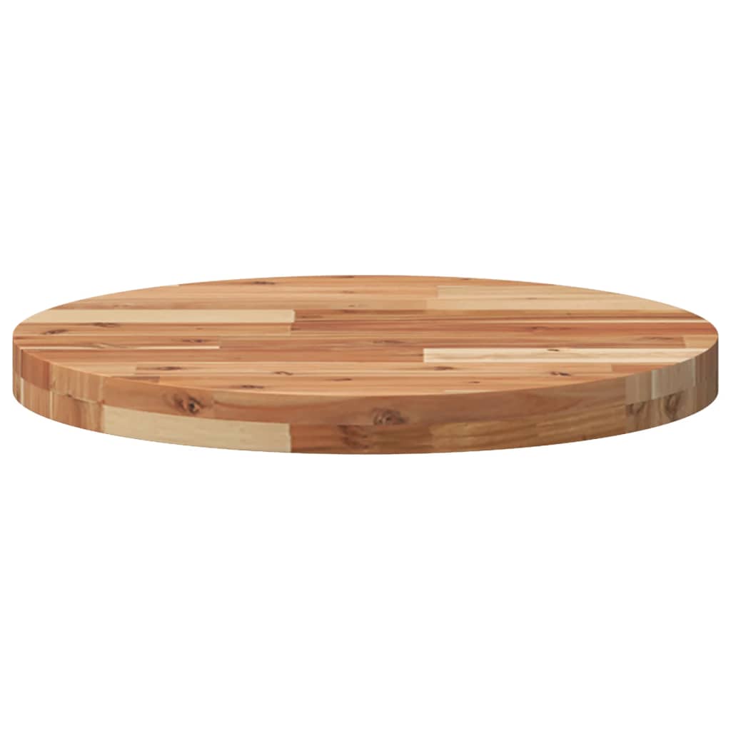 Round Acacia Wood Table Top Ø50x4 cm - Solid & Stylish