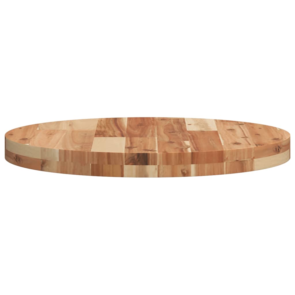 Round Acacia Wood Table Top Ø50x4 cm - Solid & Stylish