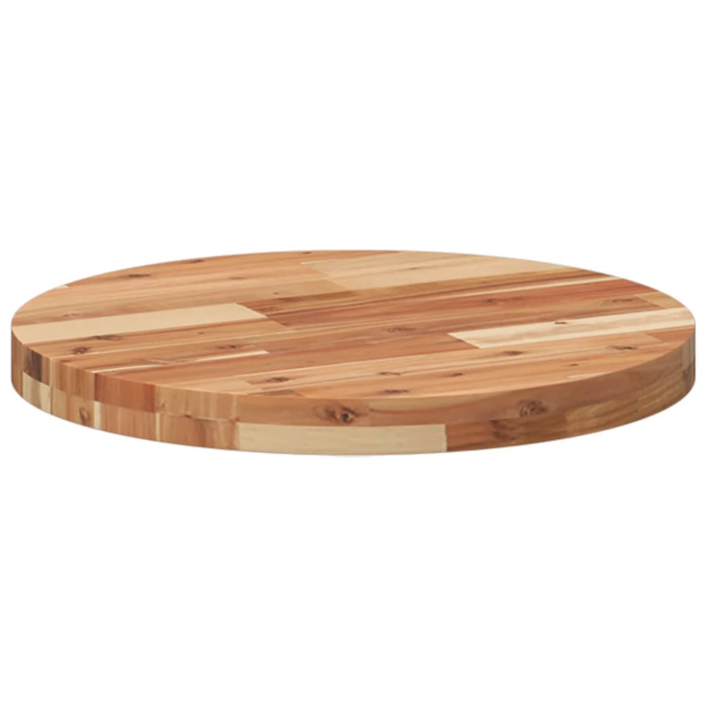 Round Acacia Wood Table Top Ø50x4 cm - Solid & Stylish