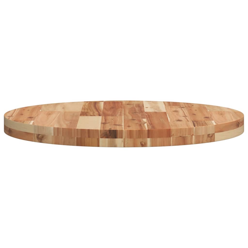 Solid Acacia Round Table Top Ø60x4 cm - Elegant and Durable