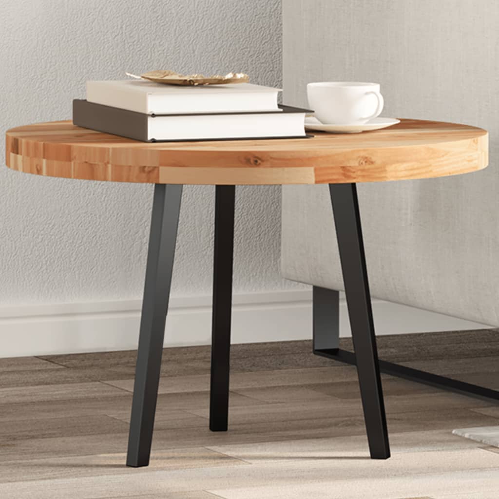 Solid Acacia Round Table Top Ø60x4 cm - Elegant and Durable