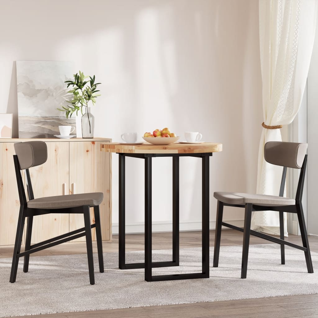 Round Solid Acacia Wood Table Top Ø70x4 cm | Natural Finish