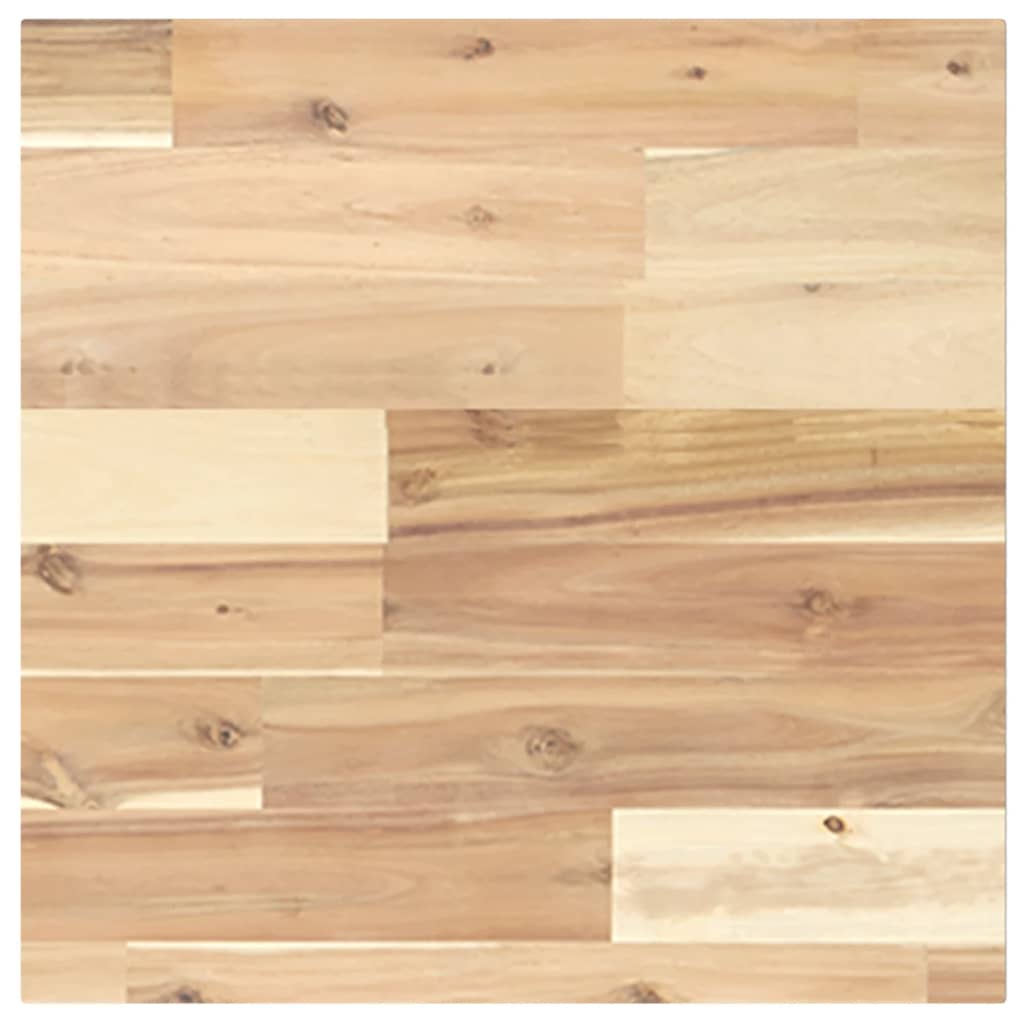 Solid Acacia Wood Table Top 40x40x2 cm - Square Design