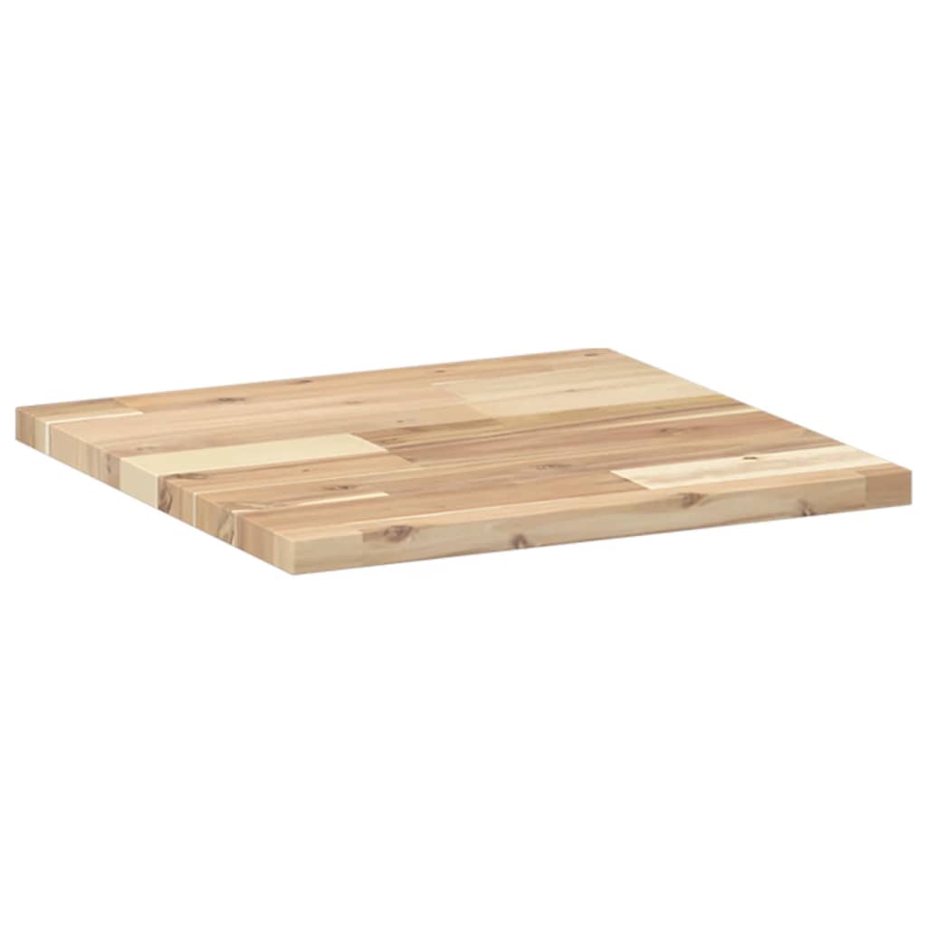 Solid Acacia Wood Table Top 40x40x2 cm - Square Design