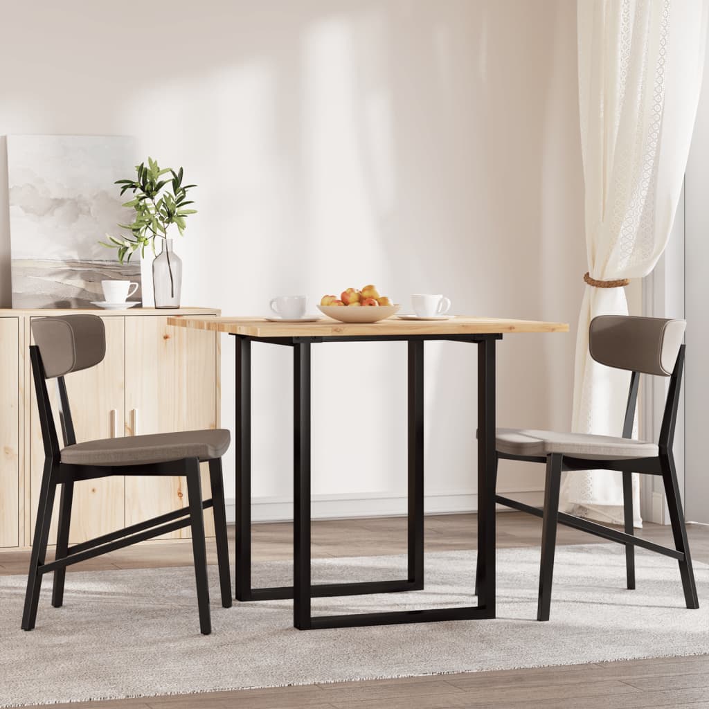 Solid Acacia Wood Table Top, Square 80x80x2 cm