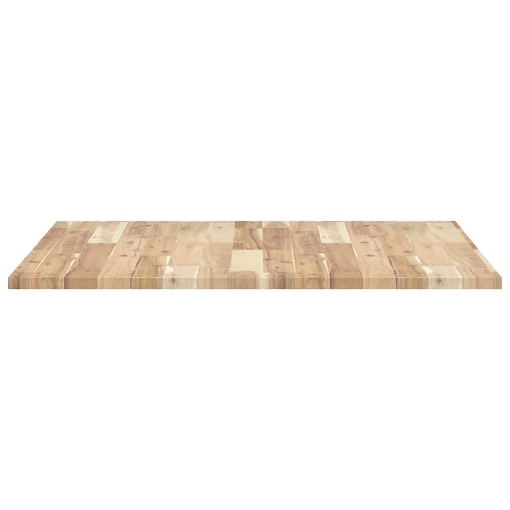 Solid Acacia Wood Table Top, Square 80x80x2 cm