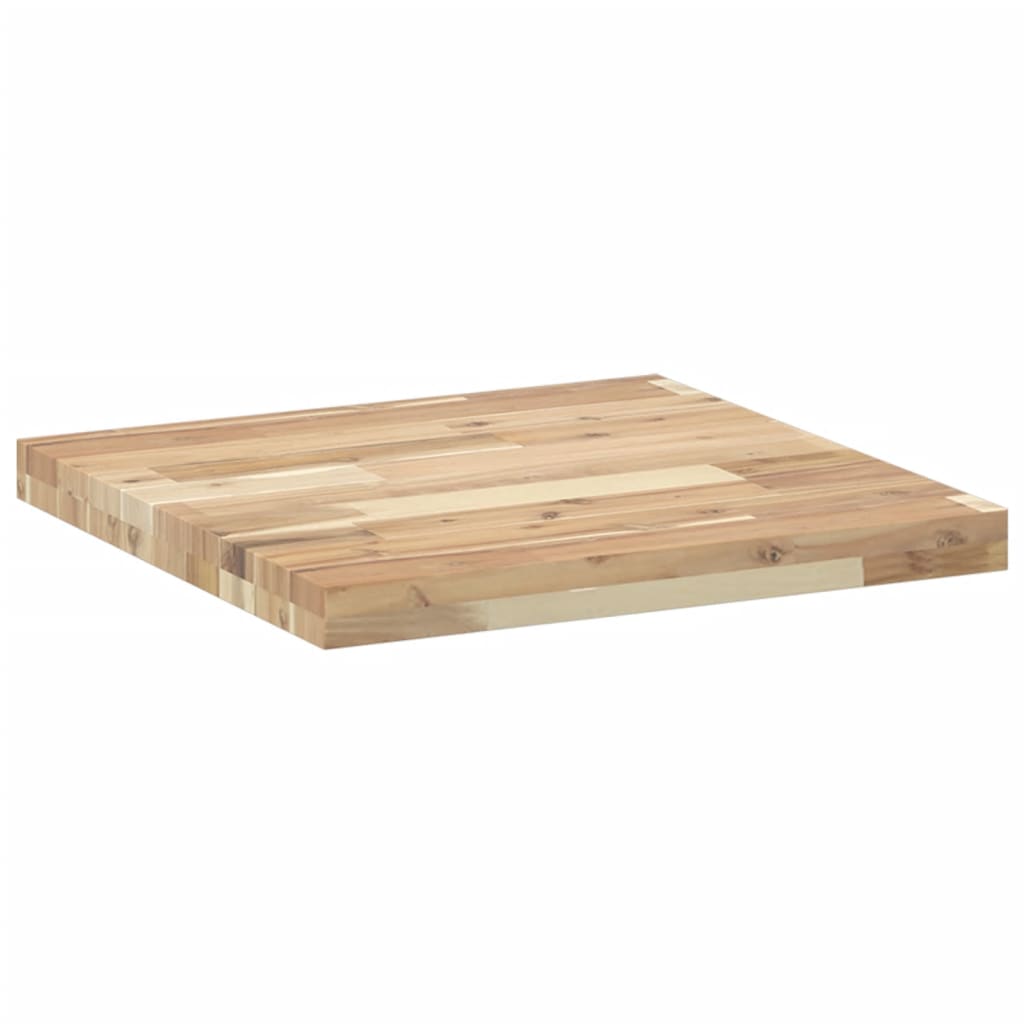Solid Acacia Table Top Square 50x50x4 cm - Durable & Stylish