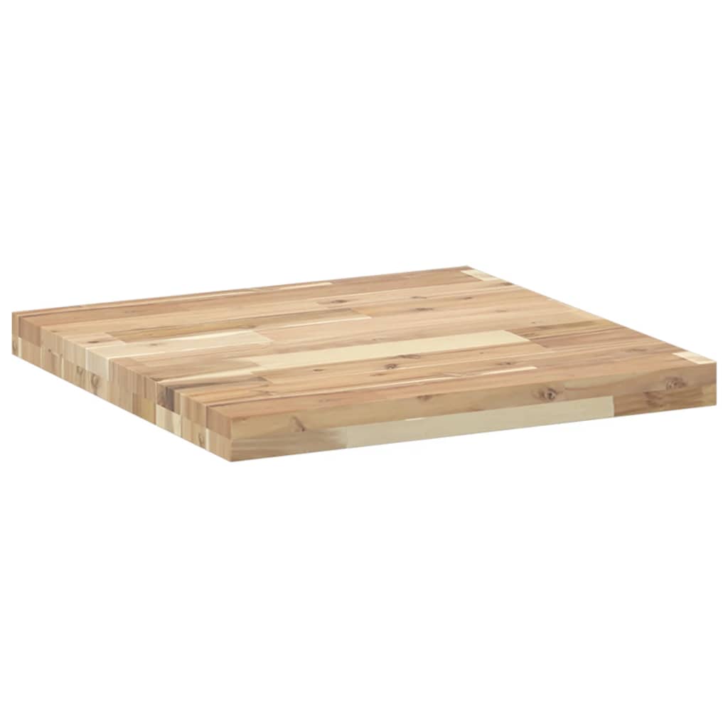 Solid Acacia Table Top Square 50x50x4 cm - Durable & Stylish