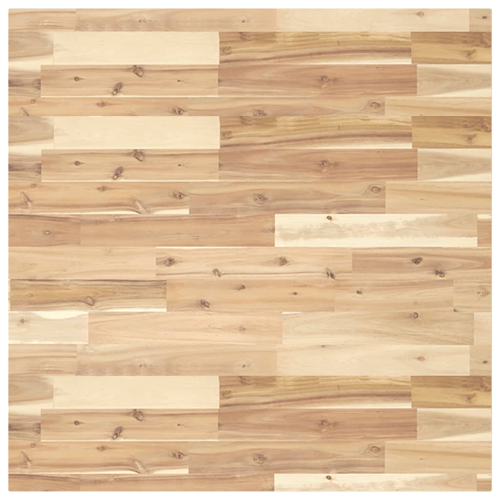 Solid Acacia Wood Table Top Square 80x80x4 cm - Premium Quality