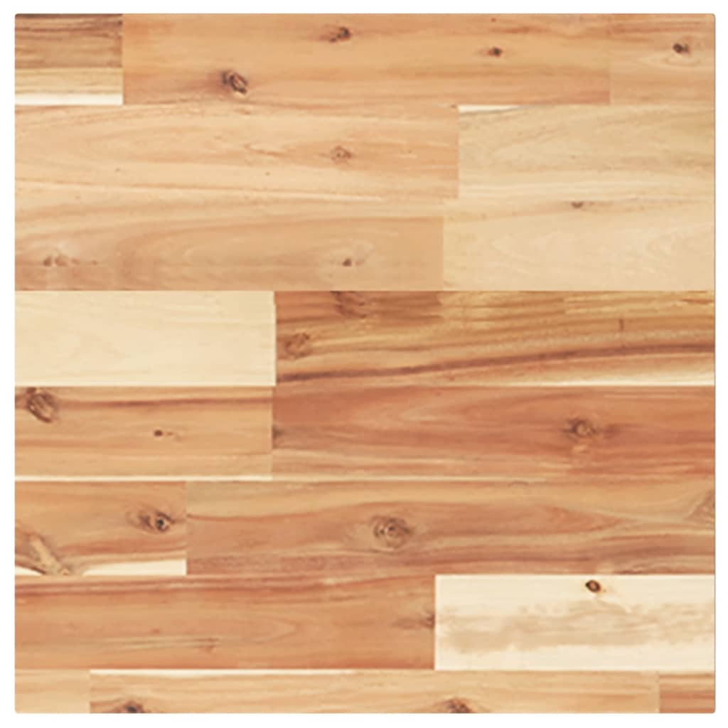 Solid Acacia Wood Table Top, Square 40x40x2 cm - Durable & Stylish