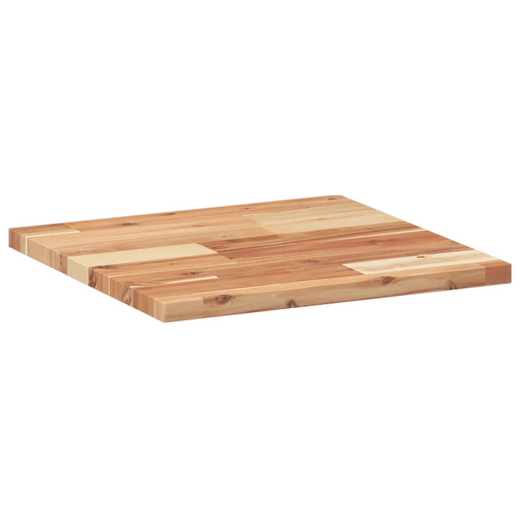 Solid Acacia Wood Table Top, Square 40x40x2 cm - Durable & Stylish